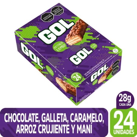 CHOCOLATINA GOL 28GR X 24UND