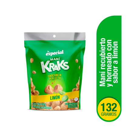 MANI LA ESPECIAL KRAKS LIMON X 132GR