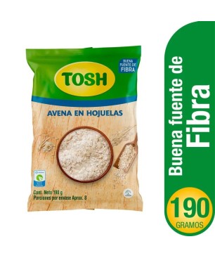 GALLETAS TOSH AVENA HOJUELAS X 190GR