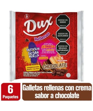 GALLETAS DUX CHOCOLATE X 6UND