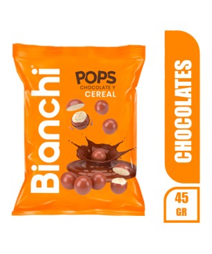 CHOCOLATES BIANCHI SNACKS POPS MANI X 45GR