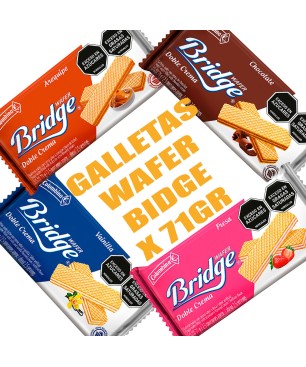 Galletas Wafer Bridge Taco X 71Gr | Distribuidora El Confite