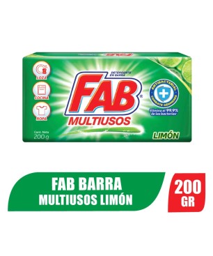 FAB BARRA MULTIUSO LIMON X 200GR