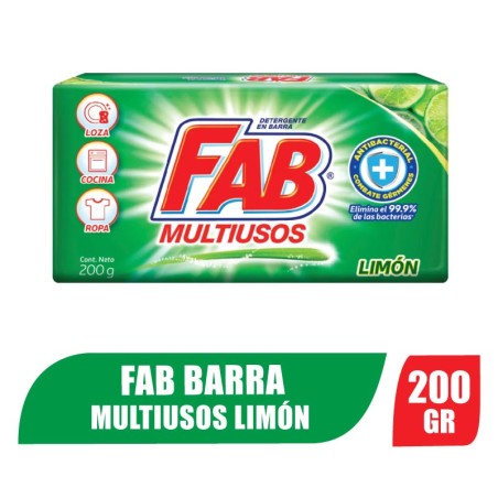 FAB BARRA MULTIUSO LIMON X 200GR