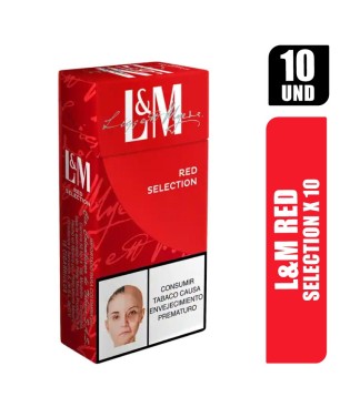 L&M RED SELECTION 10 CIGARILLOS X 10PQT