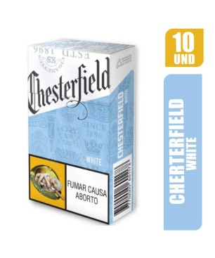 C.CHESTERFIELD WHITE X 10UND