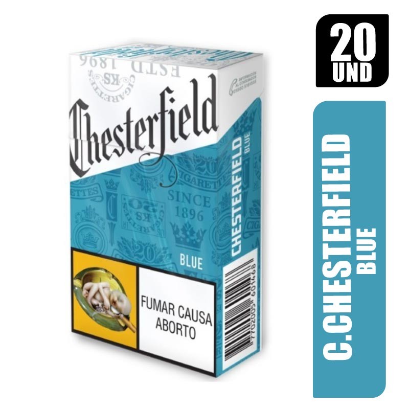 C.CHESTERFIELD BLUE X 20UND