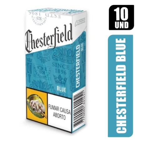 Cigarrillos Chesterfield Blue X 10Und | Distribuidora El Confite