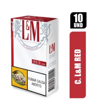 L&M RED 20 CIGARRILLOS X 10PQT