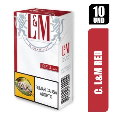 L&M RED 20 CIGARRILLOS X 10PQT