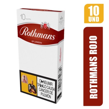 C. ROTHMANS ROJO X 10UND