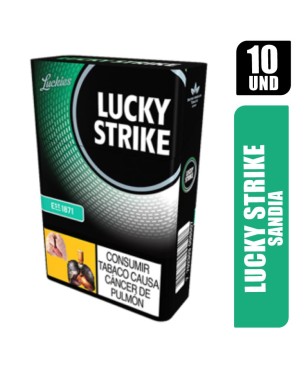LUCKY STRIKE SANDIA 20 CIGARRILLOS X 10PQT