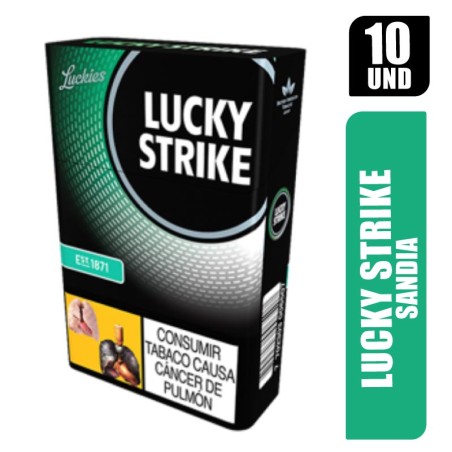 LUCKY STRIKE SANDIA 20 CIGARRILLOS X 10PQT