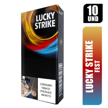LUCKY STRIKE FEST 20 CIGARRILLOS X 10PQT