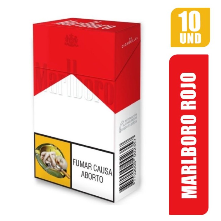 MARLBORO ROJO 20 CIGARRILLOS X 10PQT