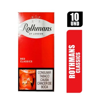 ROTHMANS CLASSICS 10 CIGARRILLOS X 10PQT