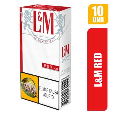 L&M RED 10 CIGARRILLOS X 10PQT