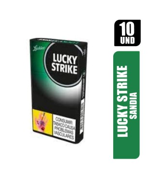LUCKY STRIKE SANDIA 10 CIGARRILLOS X 10PQT