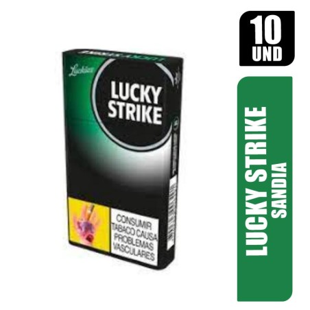 LUCKY STRIKE SANDIA 10 CIGARRILLOS X 10PQT