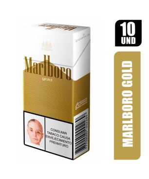 MARLBORO GOLD 10 CIGARILLOS X 10PQT