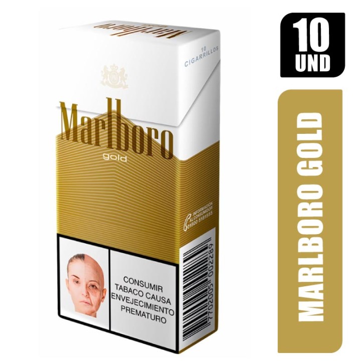 MARLBORO GOLD 10 CIGARILLOS X 10PQT