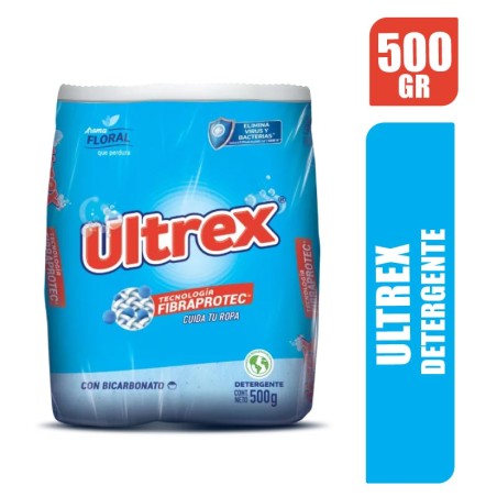 DETERGENTE EN POLVO ULTREX X 500GR