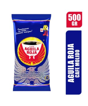 CAFE MOLIDO AGUILA ROJA X 500GR