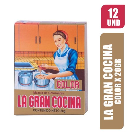 COLOR LA GRAN COCINA  20GR X 12UND