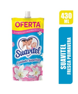 SUAVIZANTE SUAVITEL FRESCA PRIMAVERA X 430ML