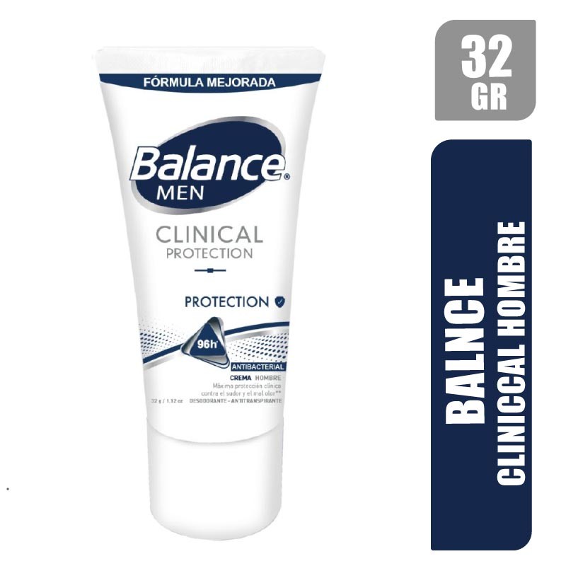 DESODORANTE BALANCE CLINICAL HOMBRE TUBO X 32GR