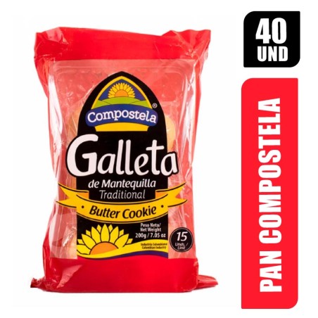 GALLETA COMPOSTELA X 40UND