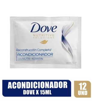 ACONDICIONADOR DOVE RISTRA 15ML X 12UND