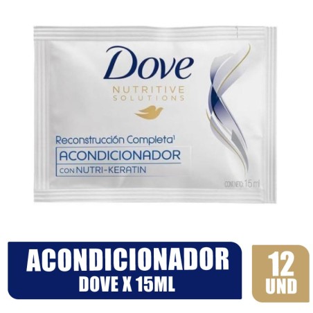 ACONDICIONADOR DOVE RISTRA 15ML X 12UND