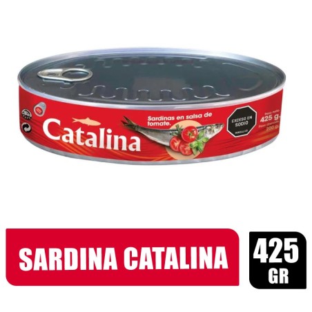 SARDINA CATALINA EN SALSA DE TOMATE X 425GR