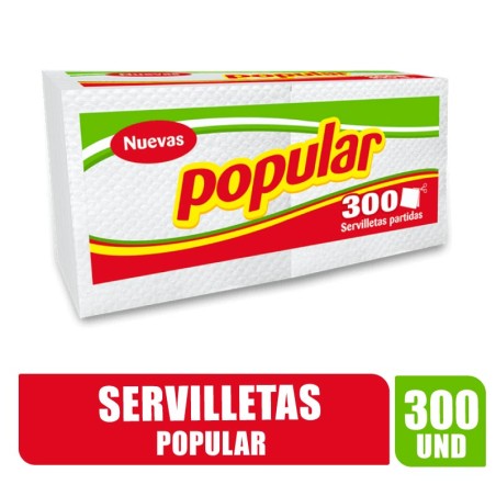 SERVILLETA POPULAR X 300UND