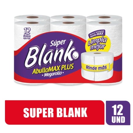 PAPEL SUPER BLANKO X 12UND