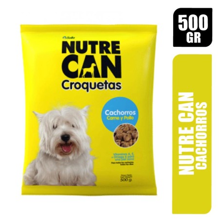 CROQUETAS NUTRECAN CACHORRO X 500GR