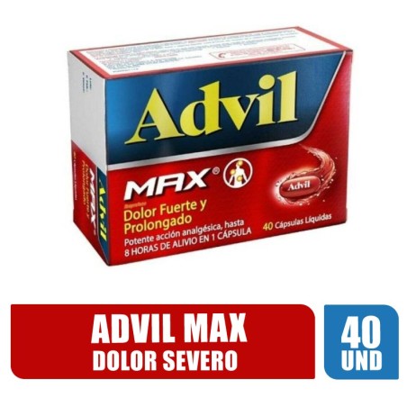 ADVIL MAX CAJA CAPSULAS LIQUIDAS X 40UND