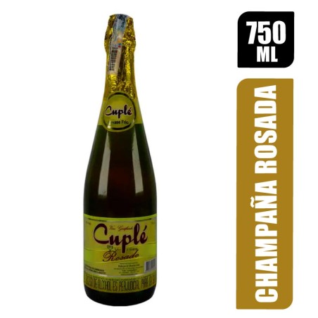 CHAMPAÑA CUPLE ROSADA X 750ML