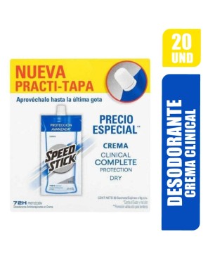 DESODORANTE SPEED STICK CLINICAL X 20UND