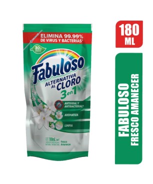 LIMPIADOR FABULOSO FRESCO AMANECER X 180ML