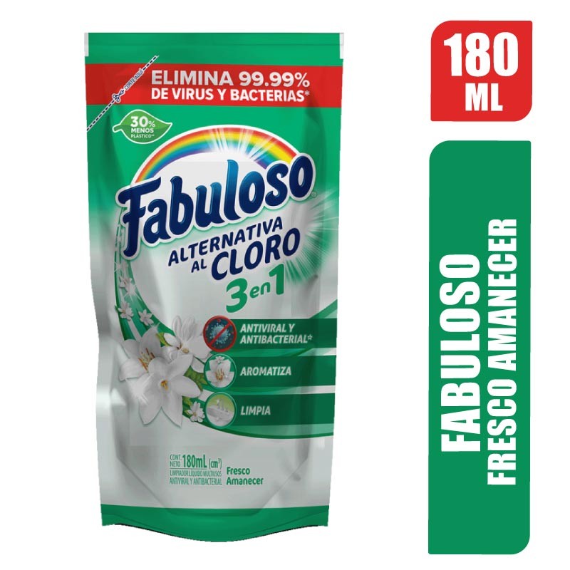 LIMPIADOR FABULOSO FRESCO AMANECER X 180ML