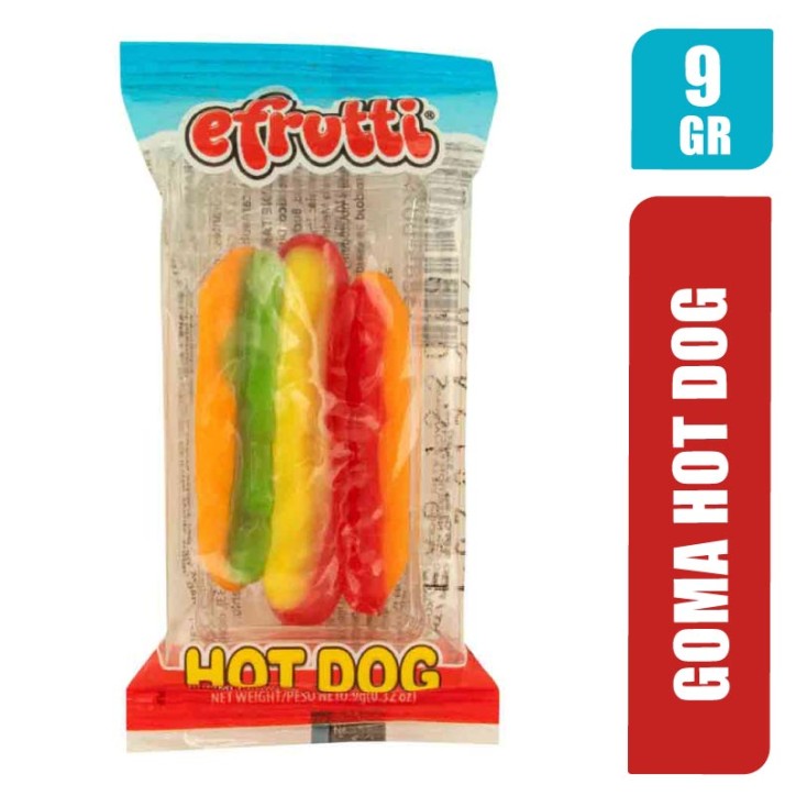 GOMA EFRUTTI HOT DOG X 9GR
