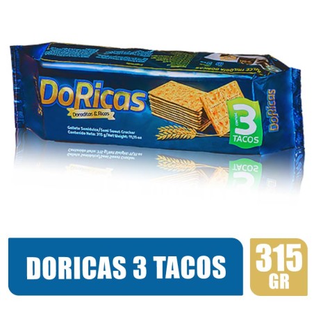DORICAS 3 TACOS X 315GR