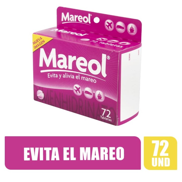 MAREOL TABLETAS CAJA X 72UND