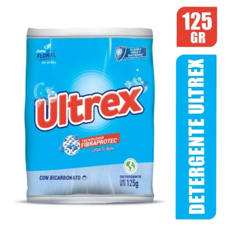 DETERGENTE EN POLVO ULTREX X 125GR