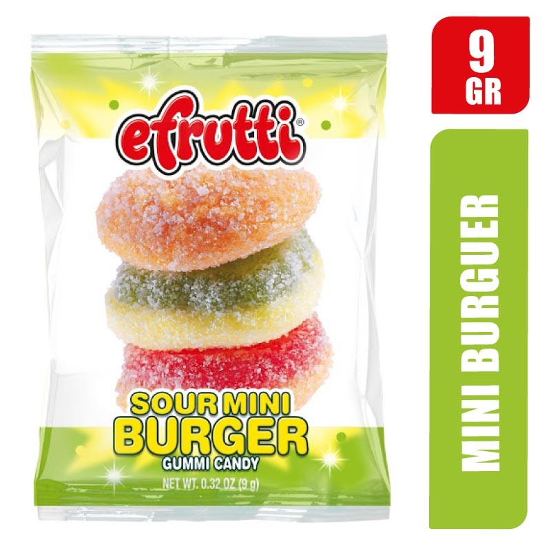 GOMITA MINI HAMBURGUESA ACIDA X 9GR