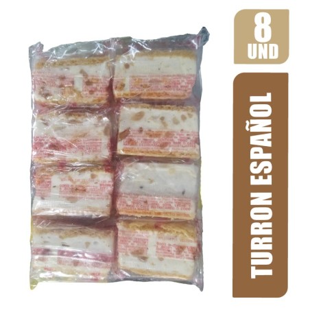 TURRON ESPAÑOL X 8UND