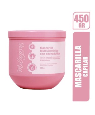 MASCARILLA CAPILAR MILAGROS MULTIVITAMINICA X 450GR
