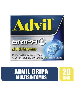 ADVIL GRIPA MULTISINTOMAS CAPSULA LIQUIDA X 20UND